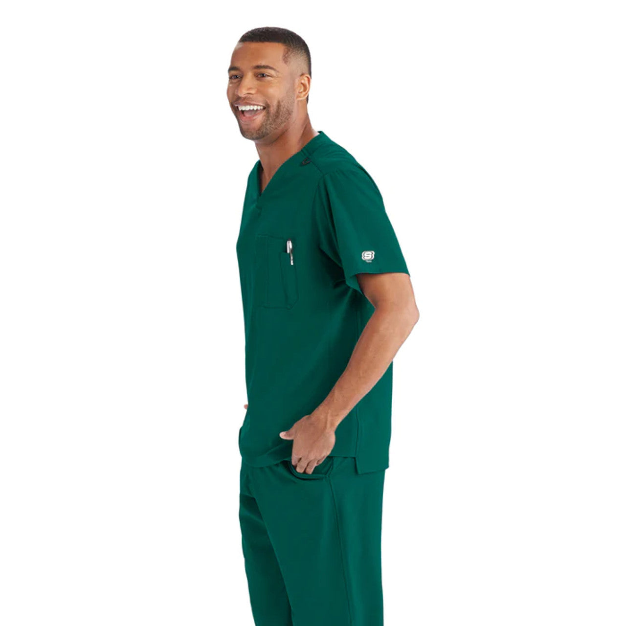 Men's Scrub Tops from Skechers | Ships Same-Day | ScrubBox – Scrub Box