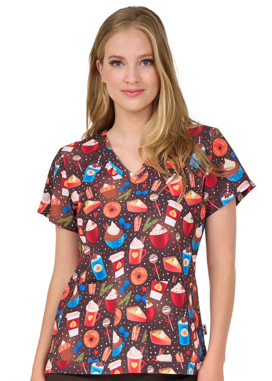 Ava Therese by Zavate Feels Like Fall — women's scrub | ScrubBox