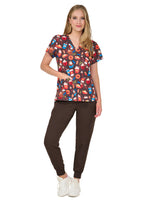 Ava Therese by Zavate Feels Like Fall — women's scrub | ScrubBox (view 2)