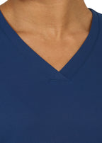 Studio By Zavate Focus V Neck Top scrub top in navy (view 2)