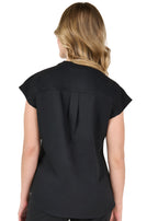 Studio By Zavate Dynamic Top scrub top in black (view 2)