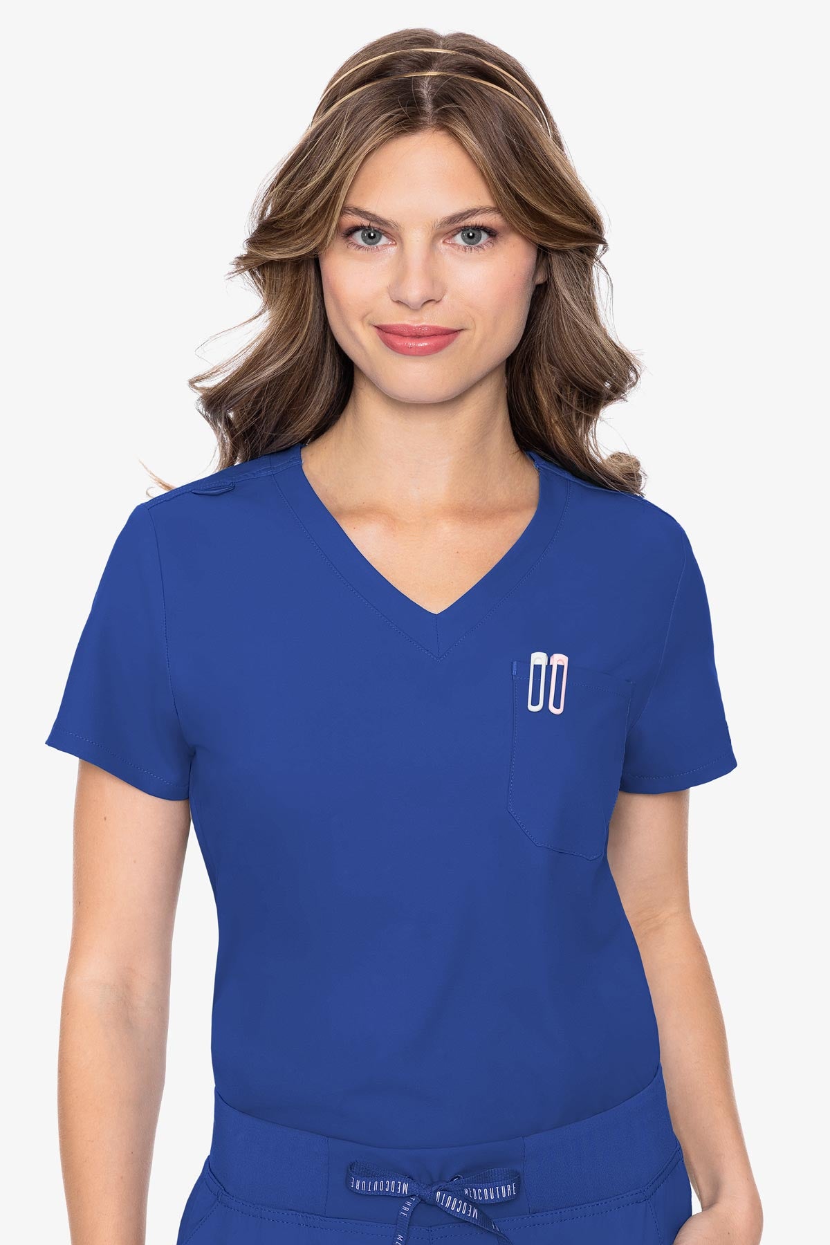 MedCouture Insight One Pocket Top — women's scrub top | ScrubBox (view 79)