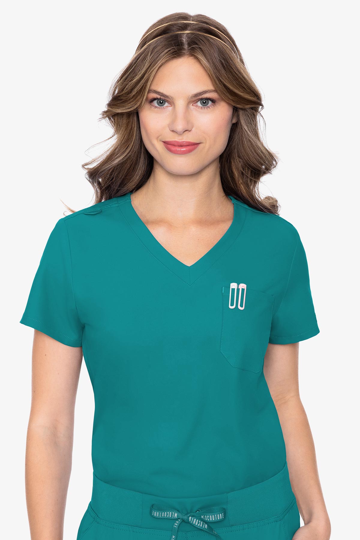 MedCouture Insight One Pocket Top — women's scrub top | ScrubBox (view 80)