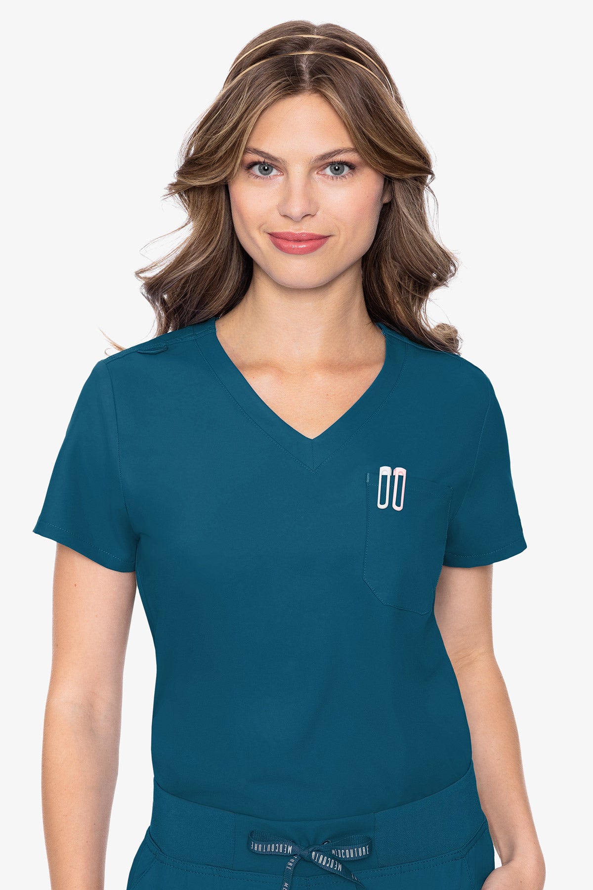 MedCouture Insight One Pocket Top — women's scrub top | ScrubBox (view 83)