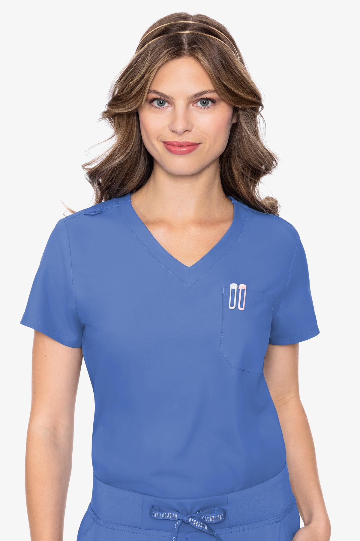 MedCouture Insight One Pocket Top — women's scrub top | ScrubBox (view 84)