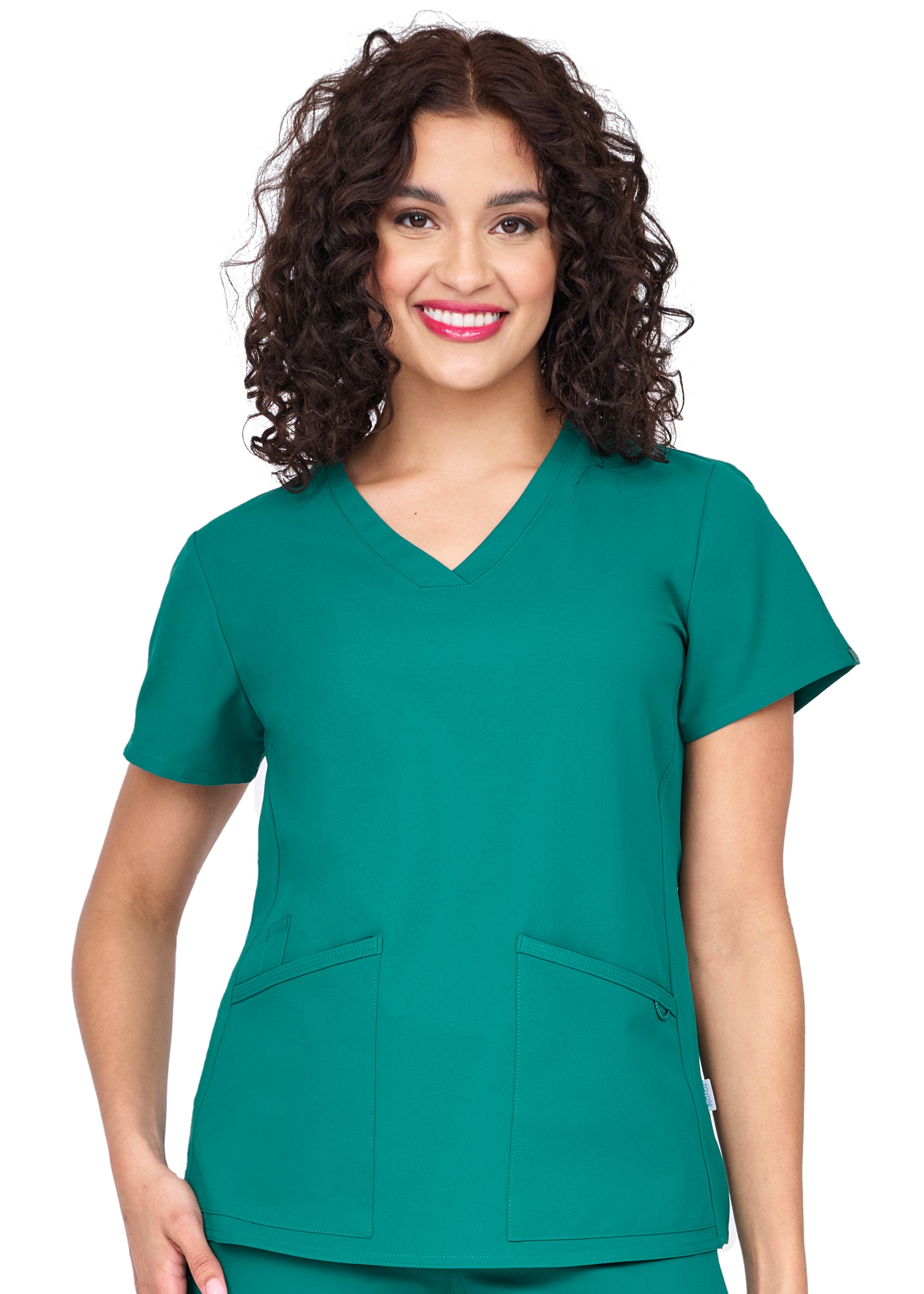 Studio By Zavate Focus V Neck Top — women's scrub top | ScrubBox (view 28)