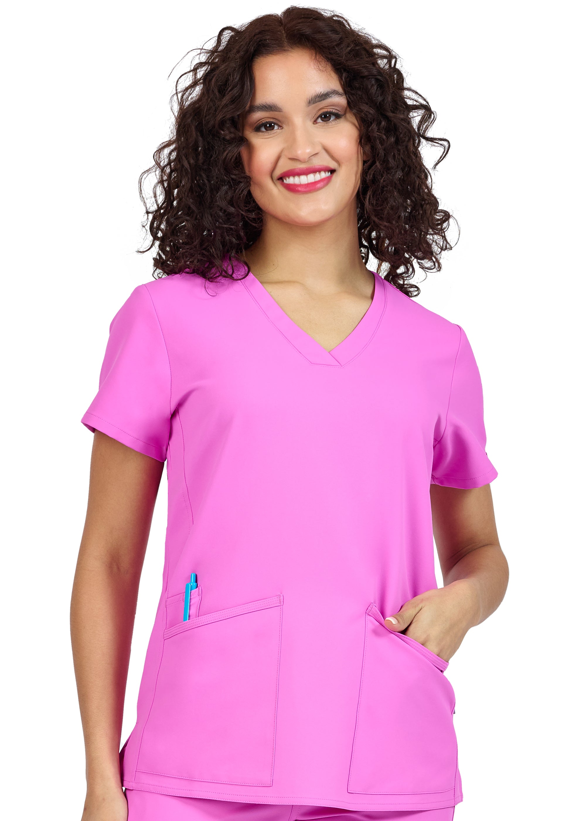 Studio By Zavate Focus V Neck Top — women's scrub top | ScrubBox (view 47)