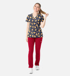Maevn Gingerbread Zen — women's scrub | ScrubBox (view 2)