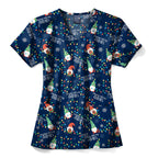 Zoe + Chloe Gnome Alone — women's scrub | ScrubBox (view 2)
