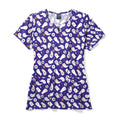 Zoe + Chloe Purr-Anormal Cativity — women's scrub | ScrubBox (view 2)