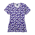 Zoe + Chloe Purr-Anormal Cativity — women's scrub | ScrubBox (view 2)