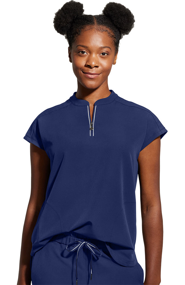 HH360 Sandy Zip Mandarin Collar — women's scrub | ScrubBox (view 8)