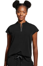 HH360 Sandy Zip Mandarin Collar — women's scrub | ScrubBox (view 2)