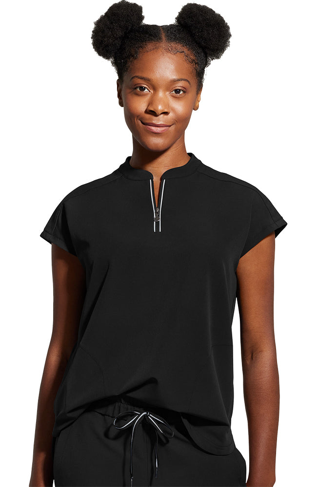 HH360 Sandy Zip Mandarin Collar — women's scrub | ScrubBox (view 12)