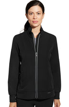 HH360 Carly Stand Collar Jacket — women's scrub jacket | ScrubBox