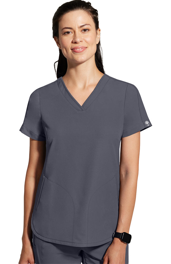 HH360 Skyler V-Neck Scrub Top — women's scrub top | ScrubBox (view 23)