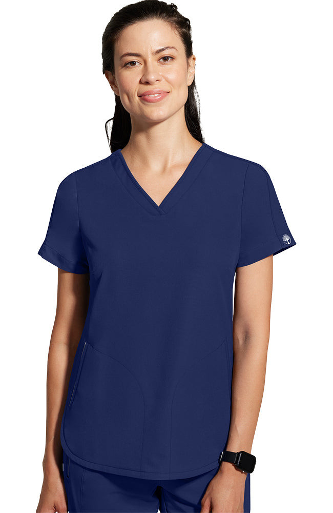 HH360 Skyler V-Neck Scrub Top — women's scrub top | ScrubBox (view 22)