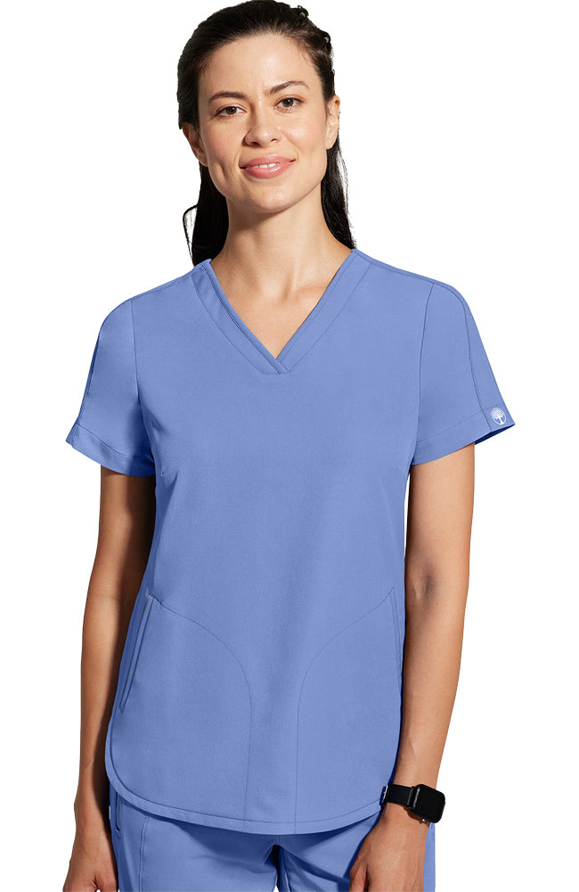 HH360 Skyler V-Neck Scrub Top — women's scrub top | ScrubBox (view 14)