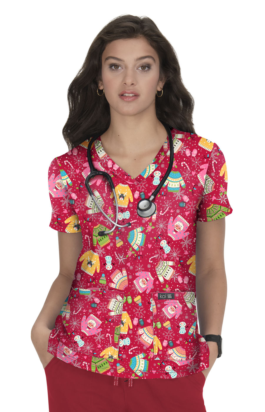Ugly Sweater by Koi — women's scrub | ScrubBox (view 10)