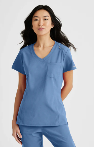 Dignity One Pocket Skechers Top — women's scrub top | ScrubBox (view 41)