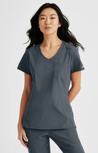 Dignity One Pocket Skechers Top — women's scrub top | ScrubBox (view 15)