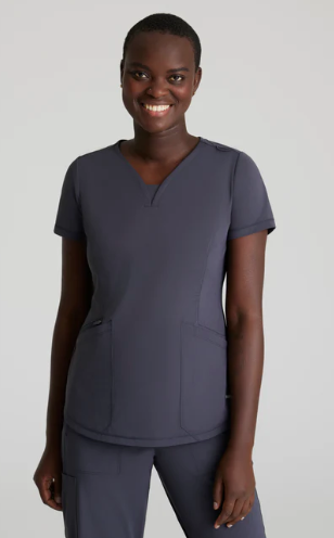 Serene 3 Pock V Neck Top by Skechers