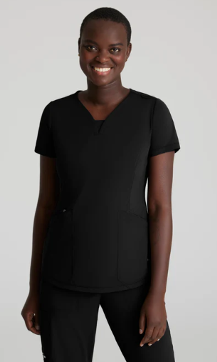 Serene 3 Pock V Neck Top by Skechers
