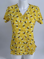 Ava Therese by Zavate Buzzin Bees — women's scrub | ScrubBox (view 5)