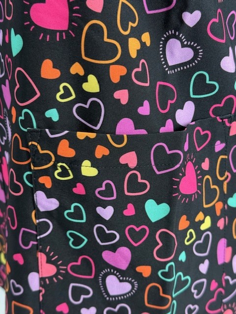 Ava Therese by Zavate Happy Hearts — women's scrub | ScrubBox (view 5)