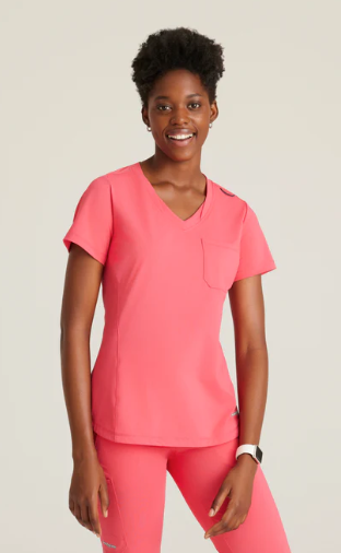 Flow 1 Pocket Tuck in Top by Skechers — women's scrub top | ScrubBox (view 4)