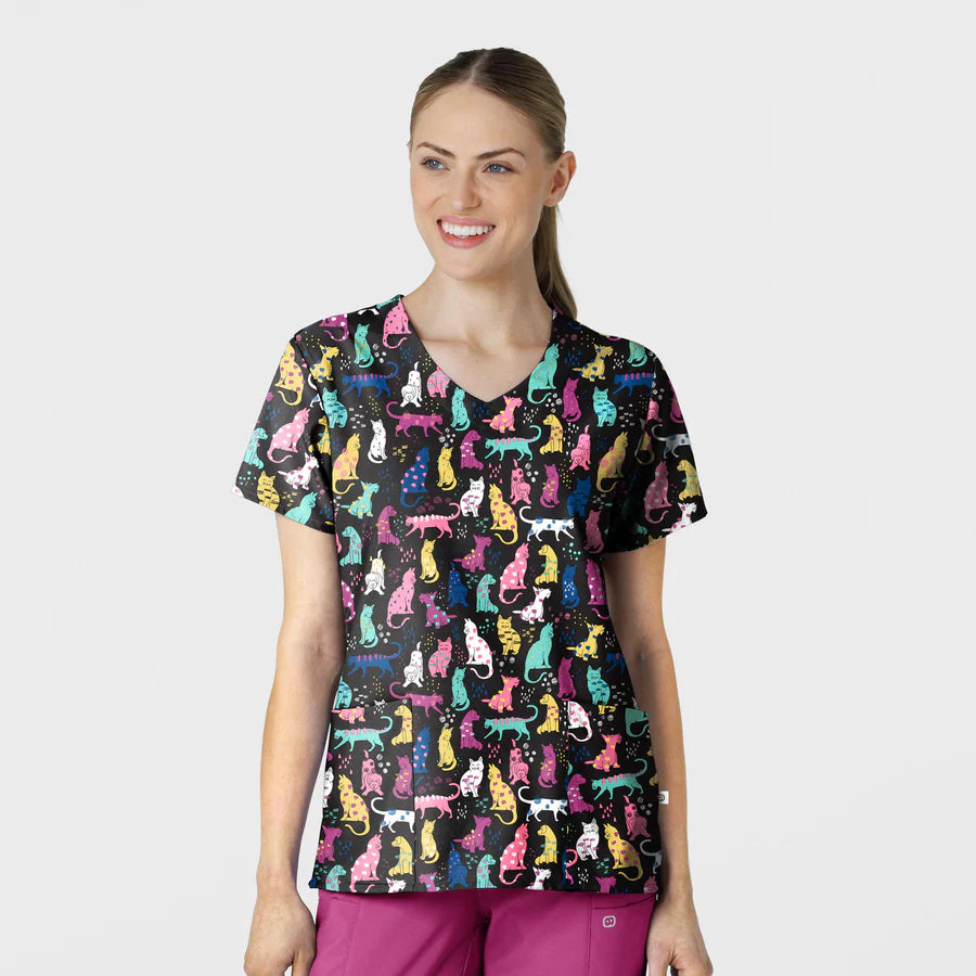 CID Resources Darling Dots — women's scrub | ScrubBox (view 3)