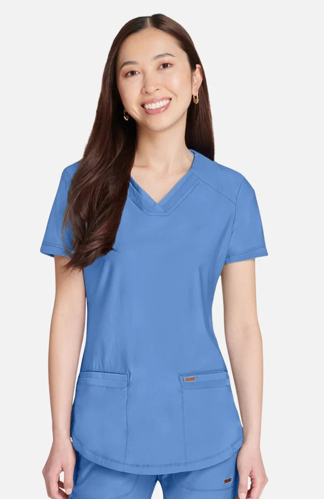 Cherokee Uniforms FORM v-neck top — women's scrub top | ScrubBox (view 62)