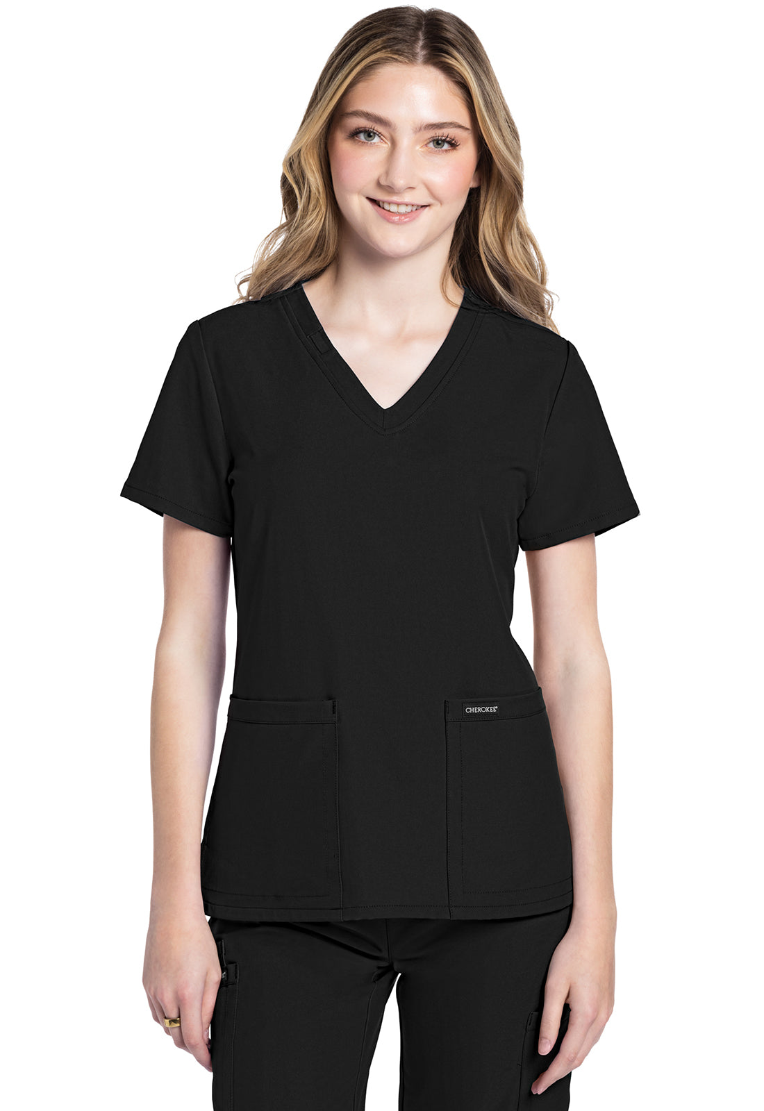 Cherokee Workwear Ultra 2 Pocket Top — women's scrub top | ScrubBox (view 37)