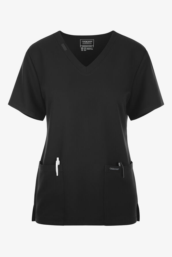 Cherokee Workwear Ultra 2 Pocket Top — women's scrub top | ScrubBox (view 3)