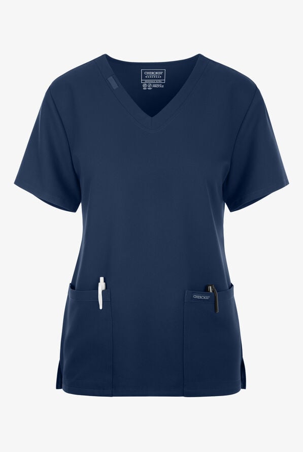 Cherokee Workwear Ultra 2 Pocket Top — women's scrub top | ScrubBox (view 16)