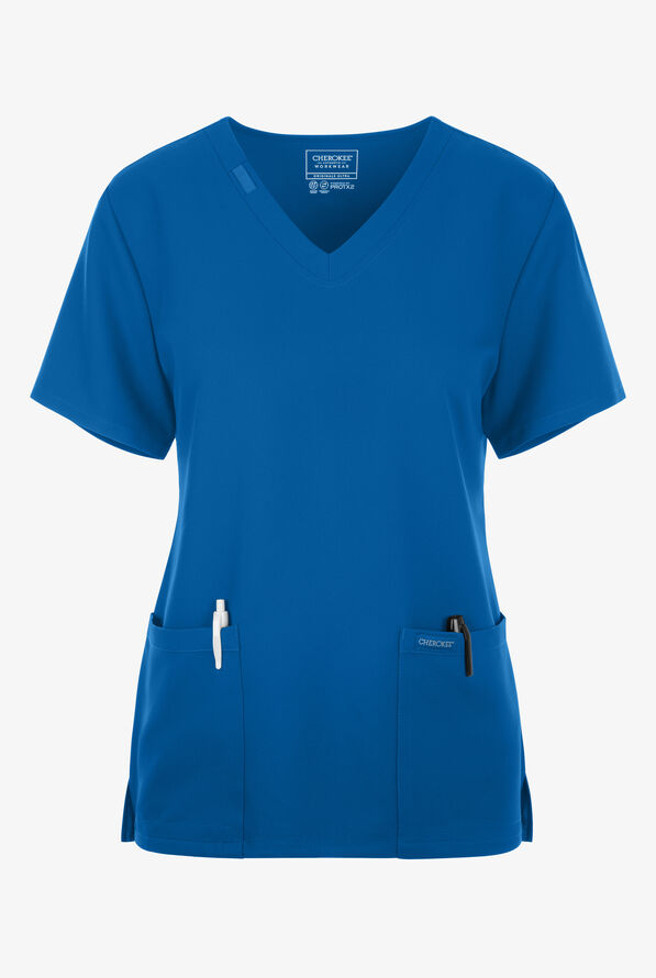 Cherokee Workwear Ultra 2 Pocket Top — women's scrub top | ScrubBox (view 24)