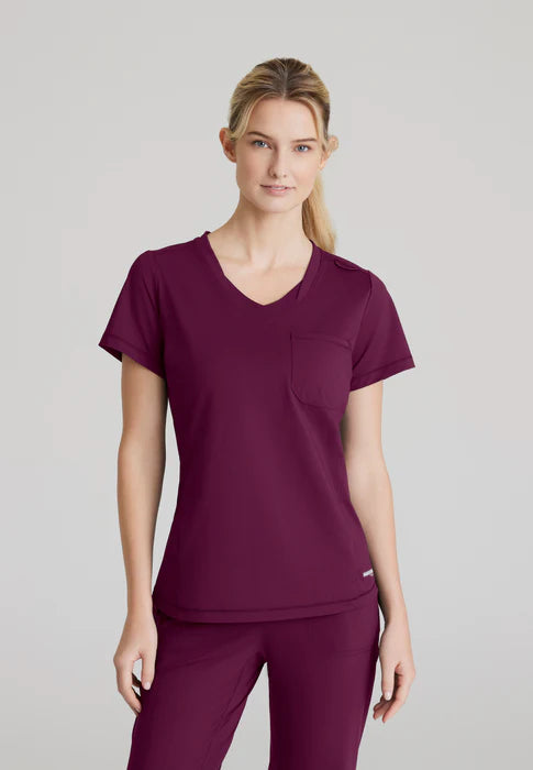 Flow 1 Pocket Tuck in Top by Skechers — women's scrub top | ScrubBox (view 28)