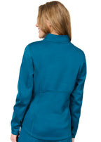 Ava Therese Megan Bonded Fleece Jacket scrub jacket in carbon