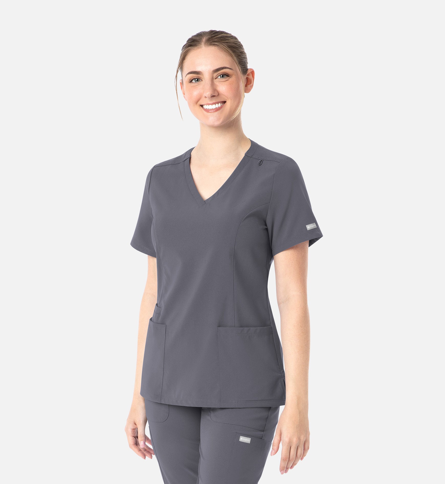 Maevn's Women's Double V-Neck Top