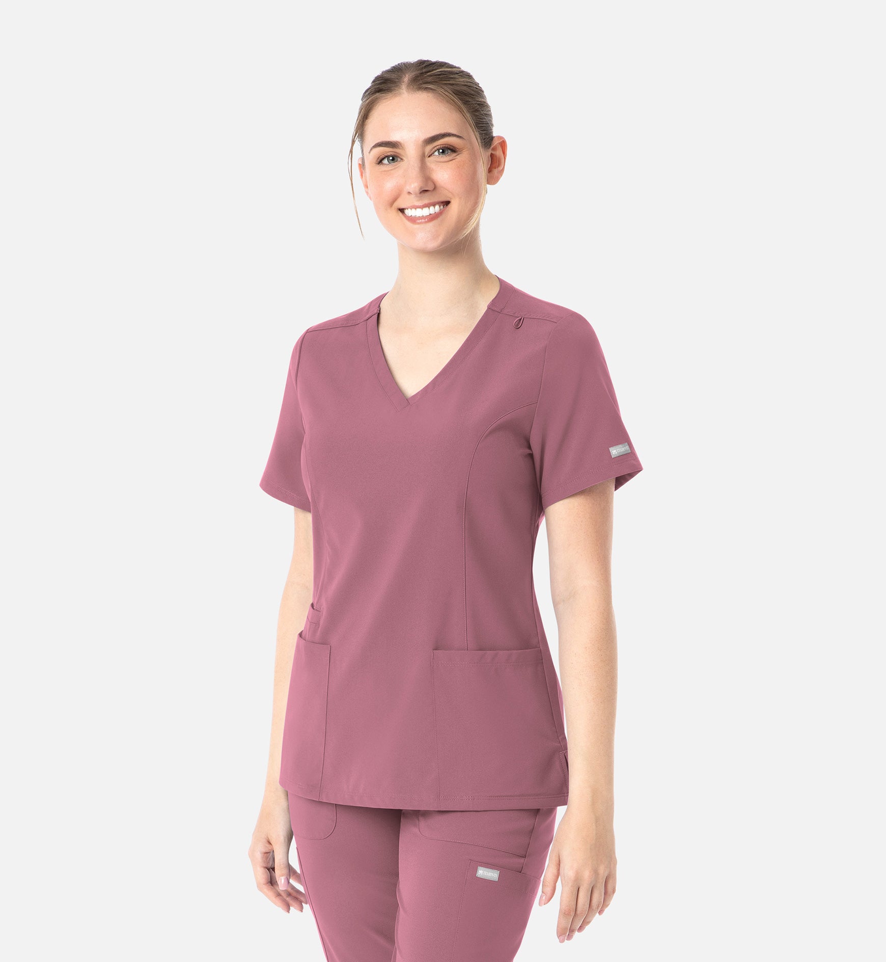 Maevn's Women's Double V-Neck Top