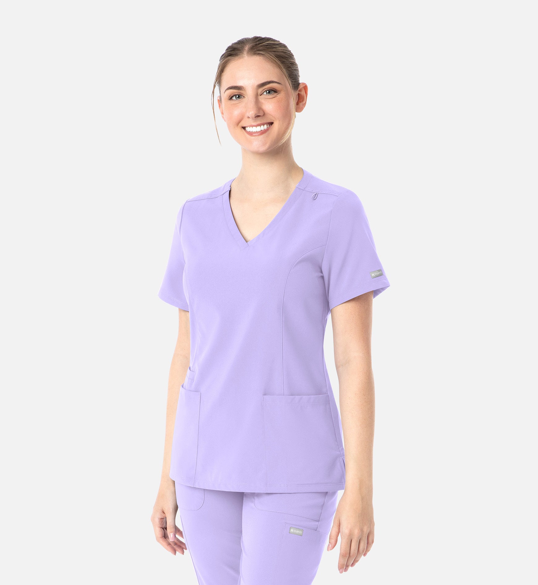 Maevn's Women's Double V-Neck Top
