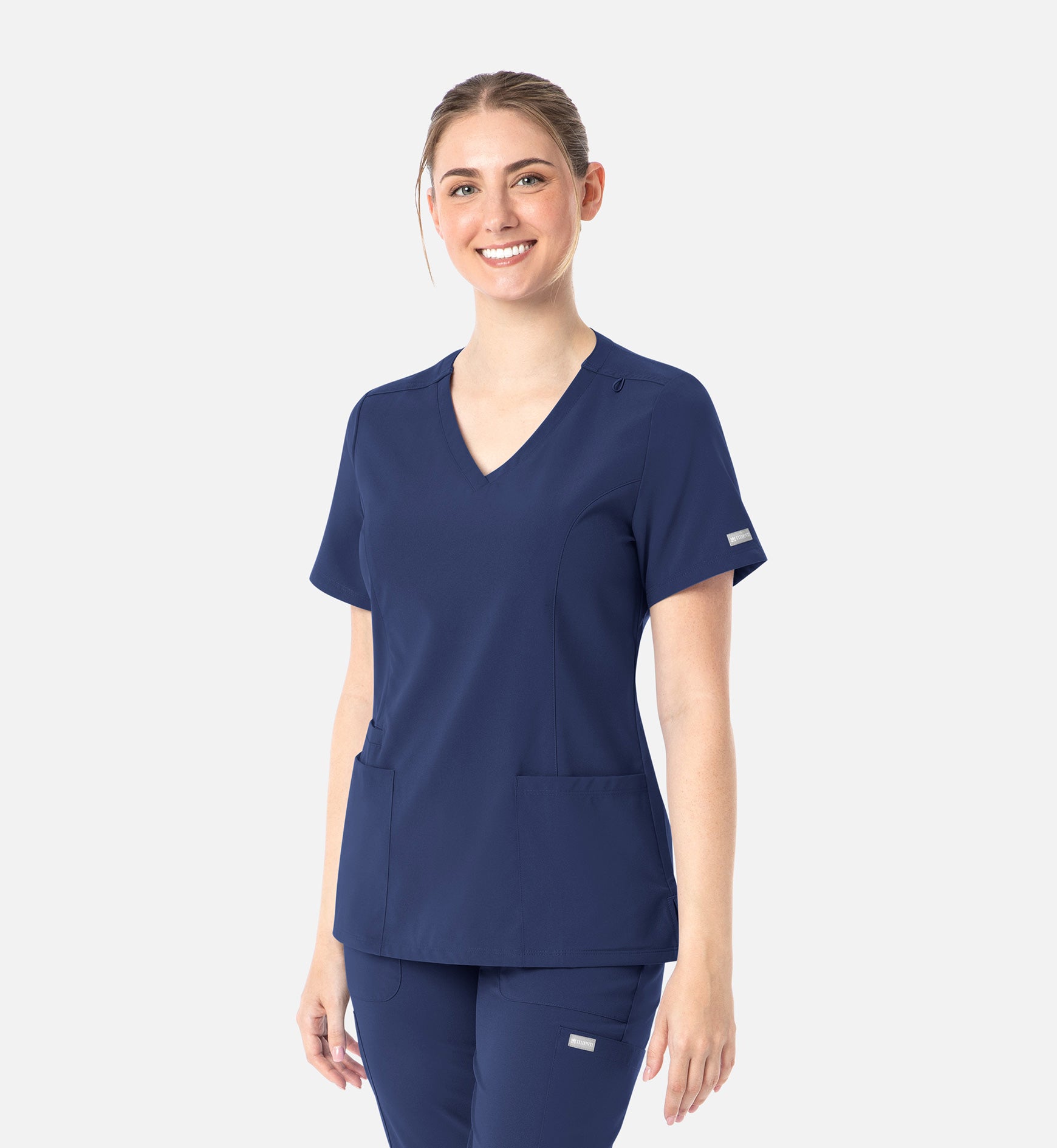 Maevn's Women's Double V-Neck Top