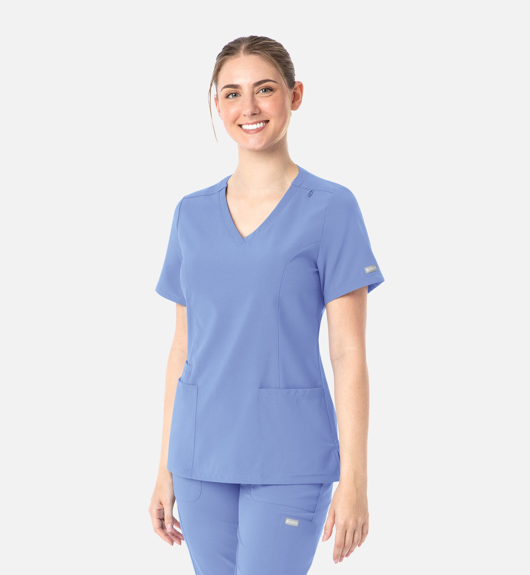 Maevn's Women's Double V-Neck Top