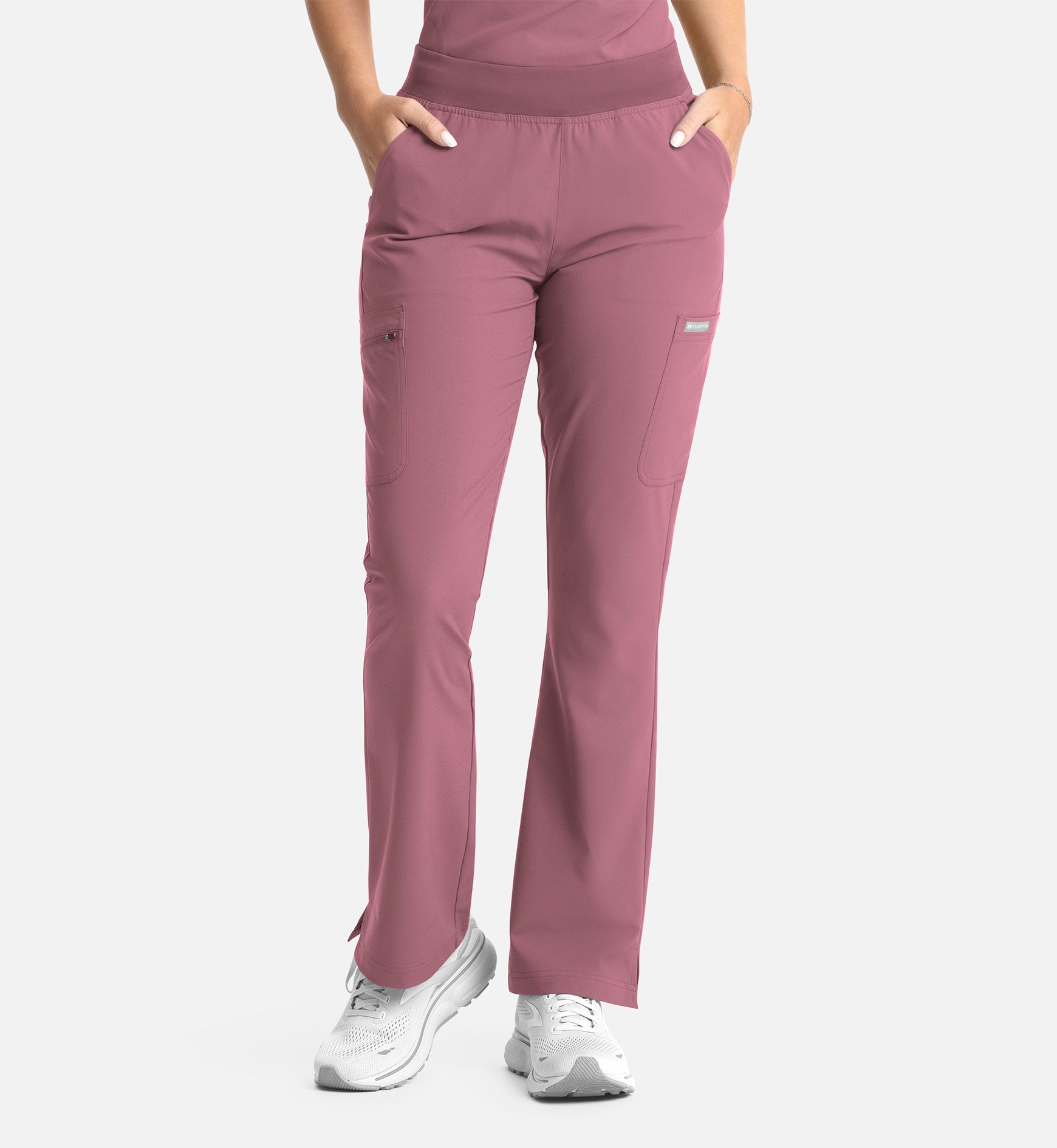 Maevn's Women's Full Elastic Band Flare Leg Pant