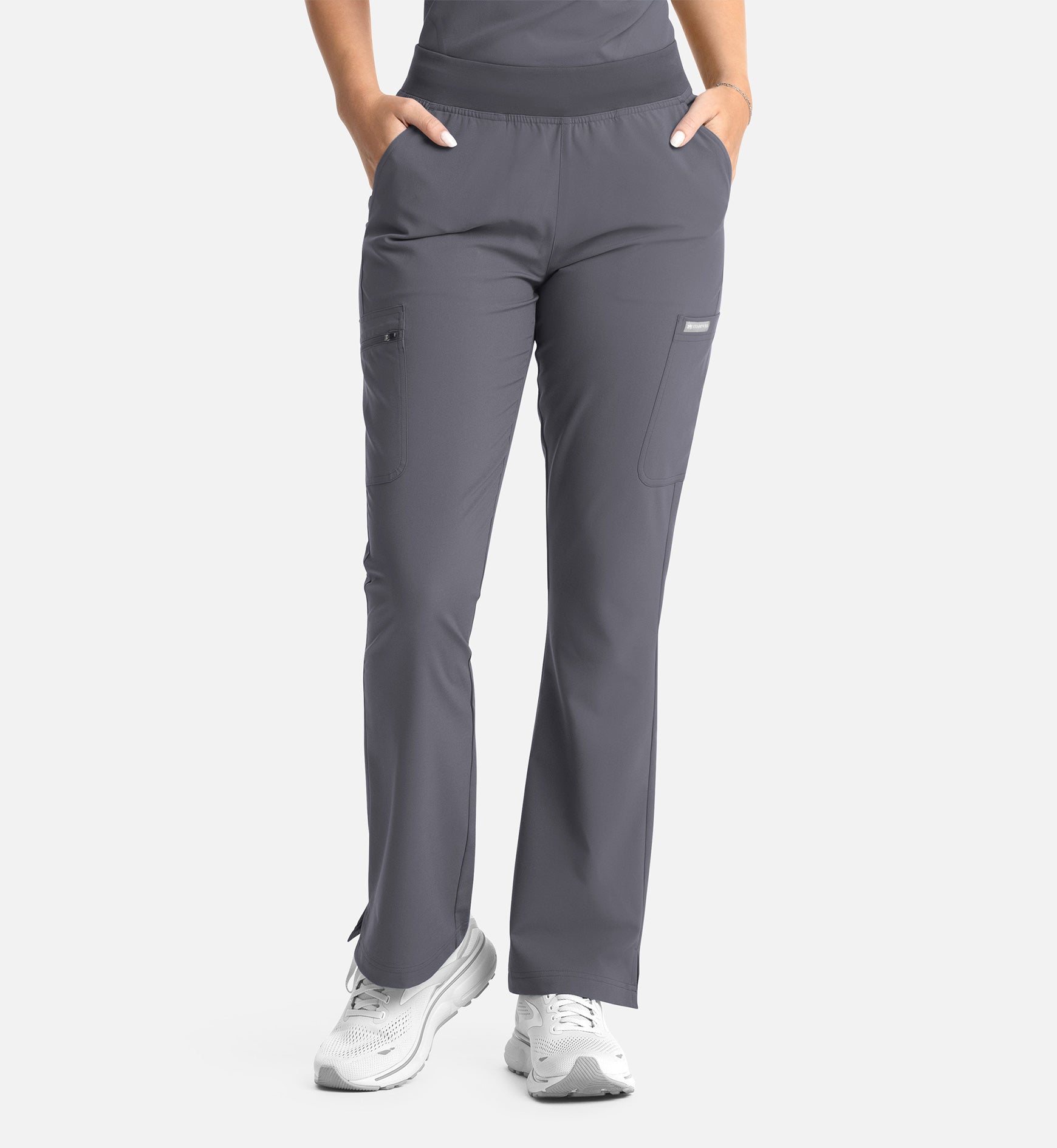 Maevn's Women's Full Elastic Band Flare Leg Pant