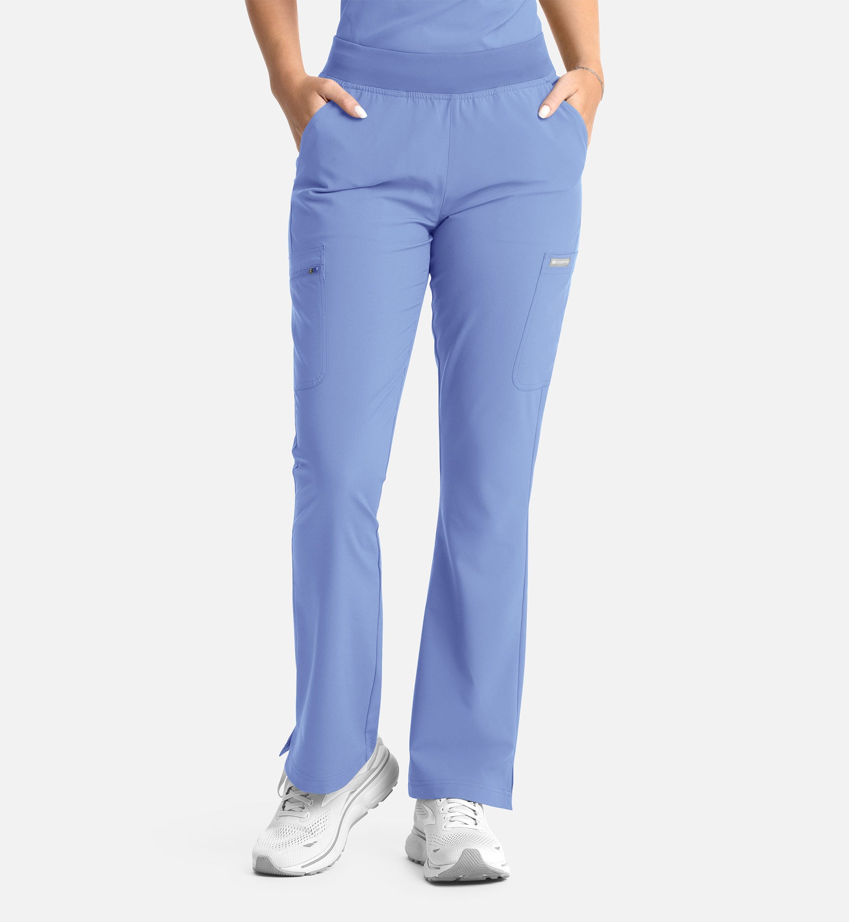 Maevn's Women's Full Elastic Band Flare Leg Pant
