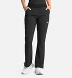 Maevn's Women's Full Elastic Band Flare Leg Pant