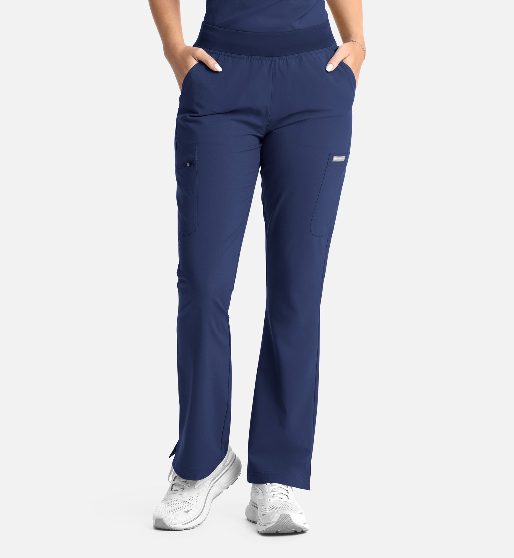 Maevn's Women's Full Elastic Band Flare Leg Pant