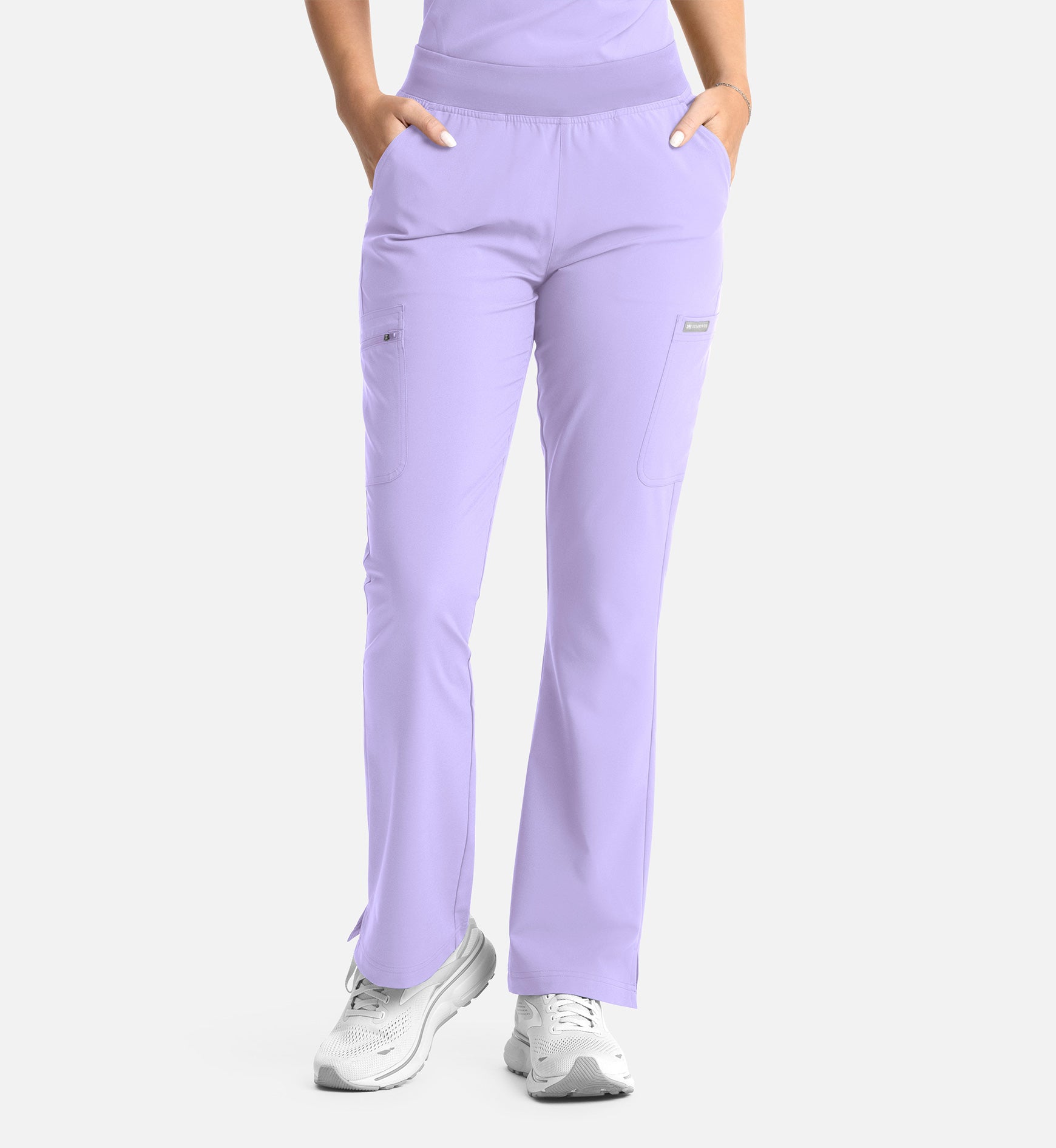 Maevn's Women's Full Elastic Band Flare Leg Pant