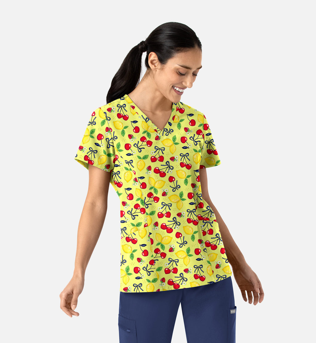 Maevn Cherry Berry Lemonade — women's scrub | ScrubBox (view 2)